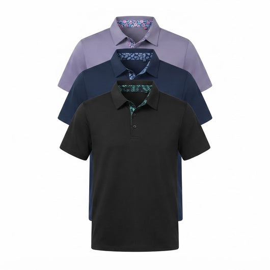 3-Pack Men's Polo Shirts