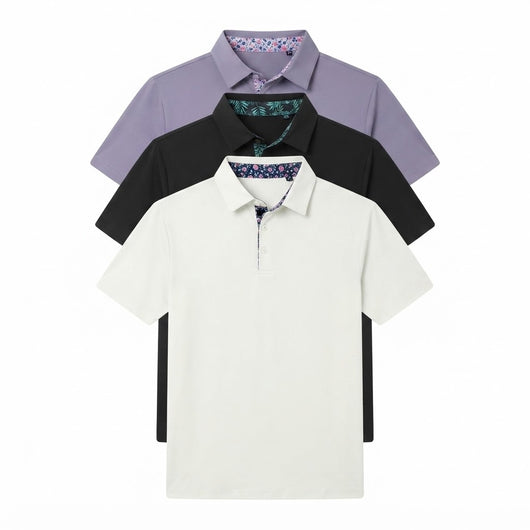 3-Pack Men's Polo Shirts