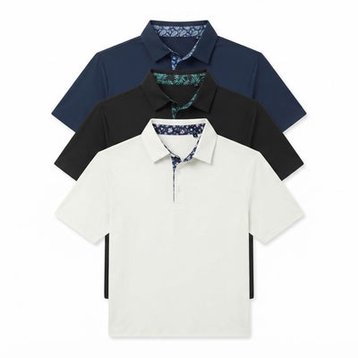 3-Pack Men's Polo Shirts
