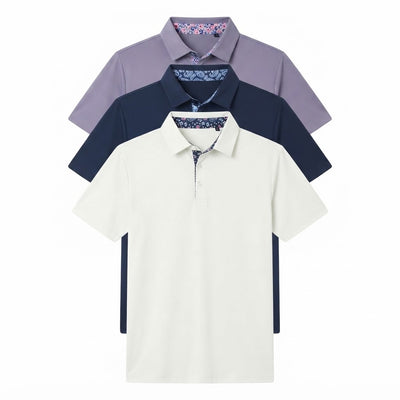 3-Pack Men's Polo Shirts
