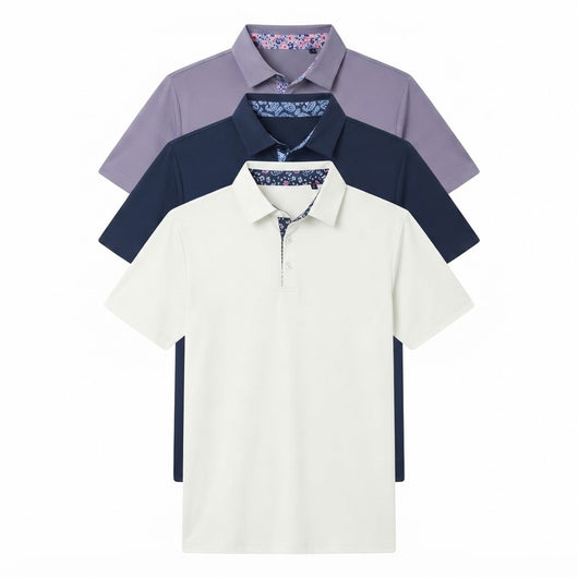 3-Pack Men's Polo Shirts